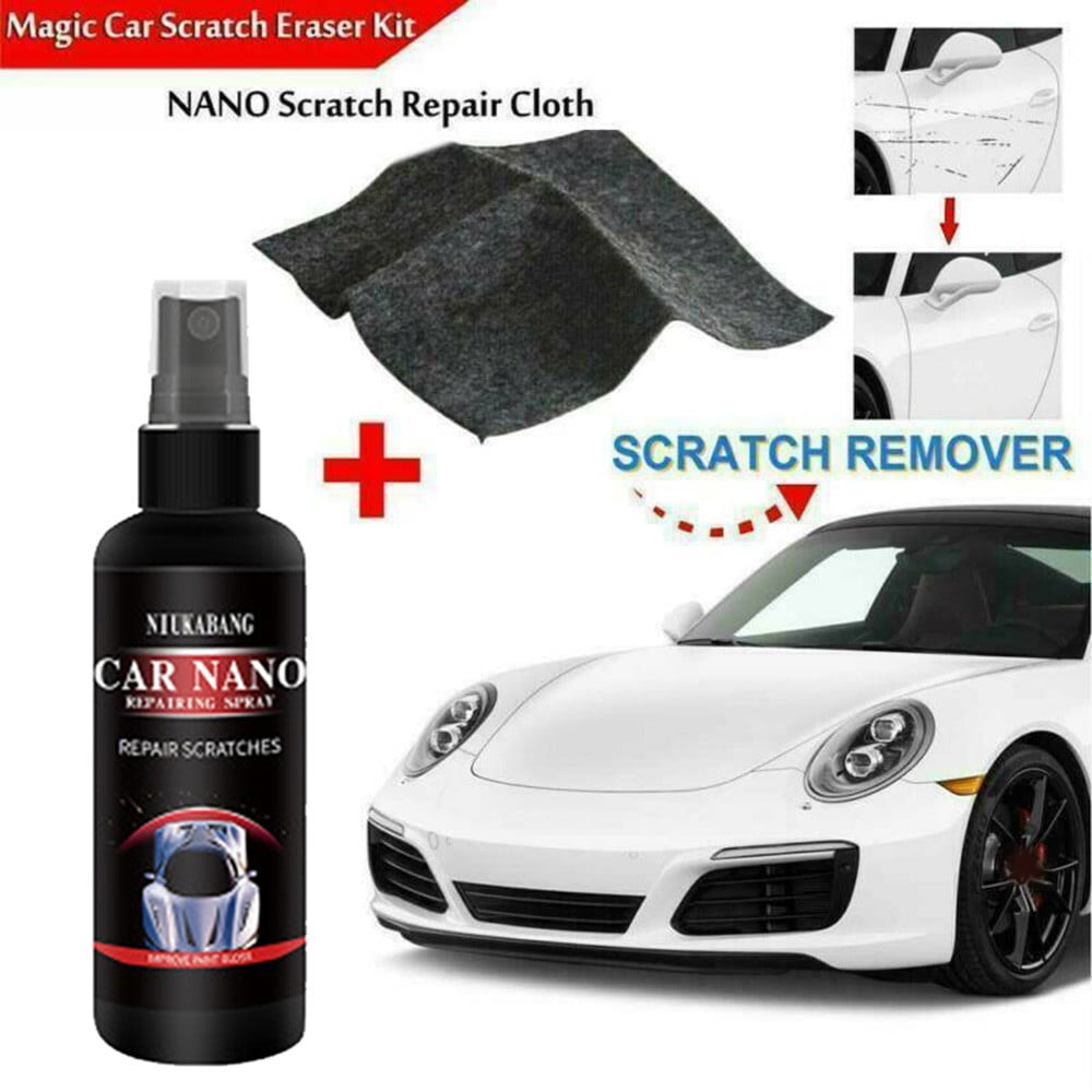 Nano Cloth Car Scratch Remover Cloth&Car Repairing Spray Coat Oxidation