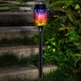 thumbnail image 4 of 12LED Solar Flame Torch Luces parpadeantes Garden Lawn Path Decor (6pcs) Likrtyny Lamparas Hogar Multifuncional, 4 of 9