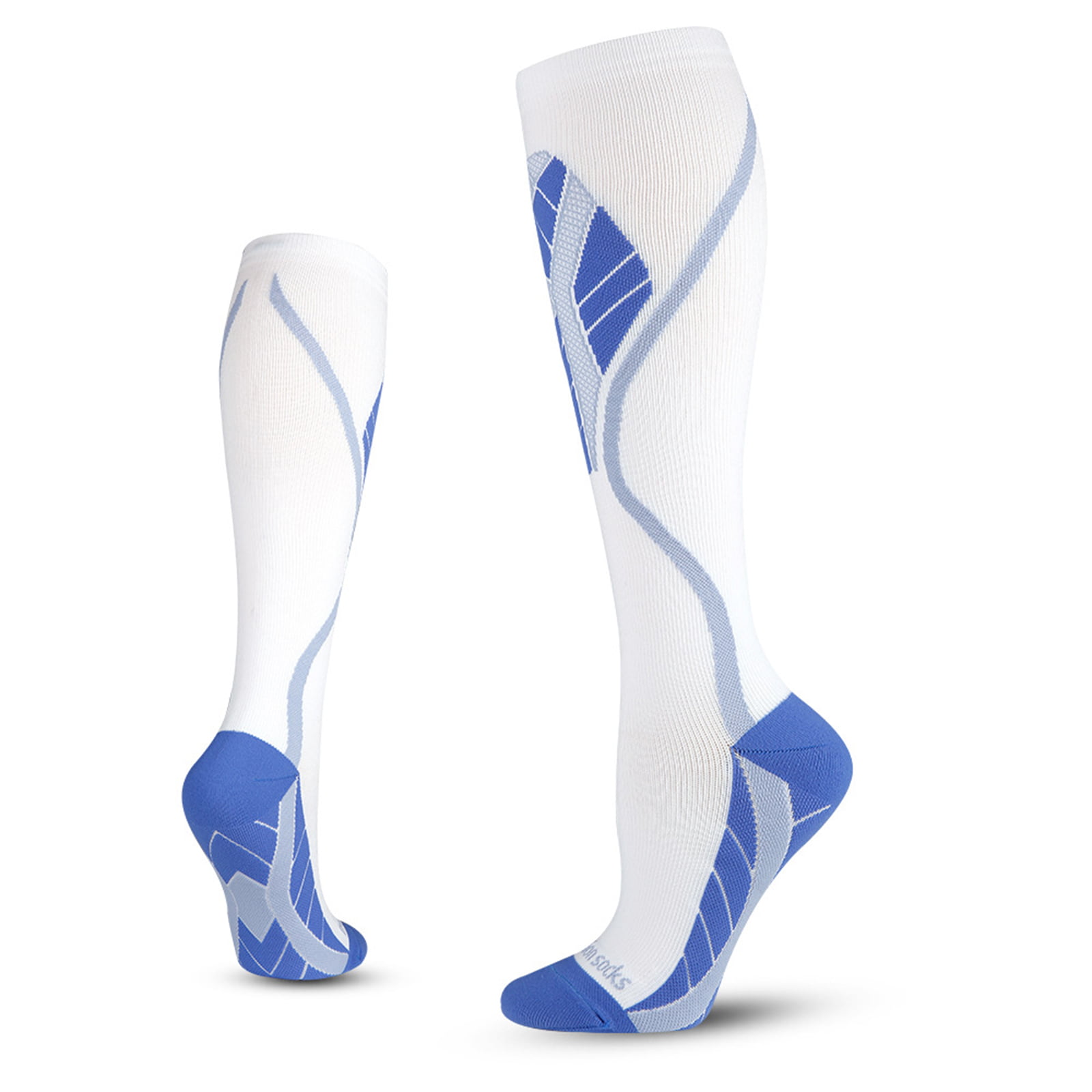 Details about   Outdoor Sport Compression Riding Sock Women Men Cycling Running Calf Length 