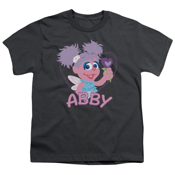 Sesame Street - Flat Abby - Youth Short Sleeve Shirt - Small