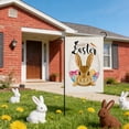 thumbnail image 4 of Chanana Easter Garden Flag Double-Sided Outdoor Decoration 18x12 Inch Spring Yard Patio Burlaps Banners Suitable For Easter Basket Fillers And Home Party Decorations, 4 of 6