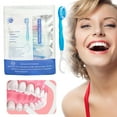 thumbnail image 1 of 5 in 1 Mini Toothbrush & Floss & Tongue Scraper & Toothpick Set, 5 in 1 Toothbrush & Floss, Disposable Toothbrushes with Toothpaste, Portable Oral Care for Travel Work (1bag), 1 of 8
