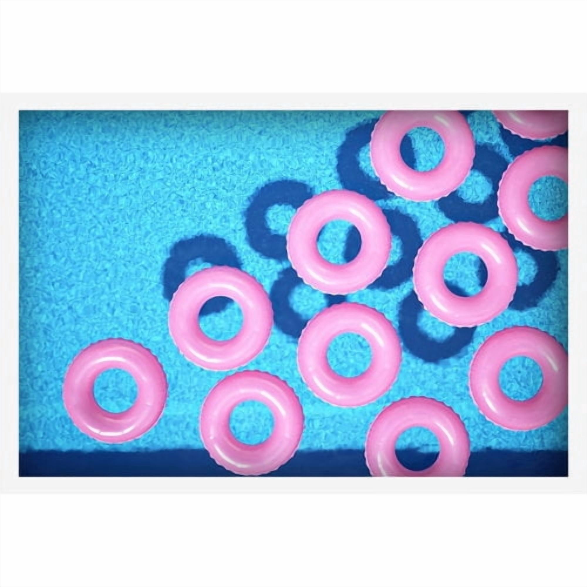 Marmont Hill "Pink Tubes" Painting Print on Wrapped Canvas