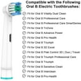 thumbnail image 2 of Replacement Toothbrush Heads YEOSLL Compatible with Oral B Braun, 8 Pack, 2 of 7