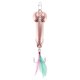 thumbnail image 2 of 4 Pieza Gancho Aparejo Señuelos de Pesca Vibrador Cuchara Cebo Rotatorio Gancho Aparejo Menear (Oro Rosa 21G), 2 of 5