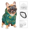 thumbnail image 3 of Fotbe Jungle Leopard Sudadera con Estampado para Perros Pequeños – Suéter con Capucha para Mascotas, Tela Suave de Forro Polar con Bolsillo-XX-Large, 3 of 7