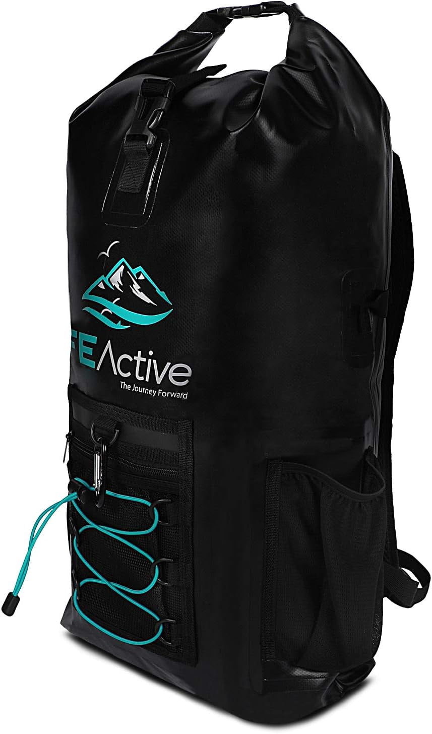 20L Waterproof Dry Bag Backpack for Hiking, Camping & Fishing Gear - For Kayaking, Boating Travel Made in California, USA