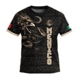 thumbnail image 3 of 2026 New Mexico Soccer Jersey Kids, Mexican Jersey Soccer T-Shirt, Mexico National Team Pattern Crew Neck Short Sleeve Athletic Casual Football Top for Kids, 3 of 9