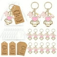 thumbnail image 3 of 36Pcs/12Sets Footprint Keychain Gift Set, Pink and Blue Optional, Ideal for Baby Shower Thank You Gifts, Baby Shower Favors, Baby Shower Thank You Gifts For Guests, Babyshower Favors, Gender Reveal, 3 of 7