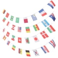thumbnail image 4 of 1 tira de banderas de países colgantes, banderas decorativas de países, banderines para fiestas de fútbol, 4 of 6