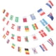 thumbnail image 4 of 1 tira de banderas de países colgantes, banderas decorativas de países, banderines para fiestas de fútbol, 4 of 6