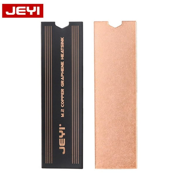 Disipador de calor JEYI M2-CG antioxidante 2 uds disipador de calor SSD para ordenador portátil PC NVMe 2280 Drive Tmvgtek Para estrenar
