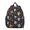 Skull and Sombrero, variant on Sun and Planet Gothic Pattern Backpack for School, Cute School Bag with Adjustable Shoulder Straps and Padded Back, 13.8"x11.4"x6"