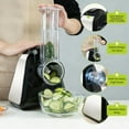 thumbnail image 2 of 5-in-1 Electric Cheese Grater Automatic Shredder for Block Cheese & Vegetables, 2 of 6