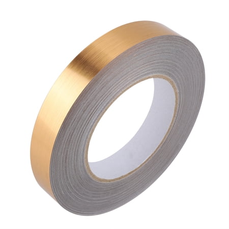 PET Tile Stickers Waterproof Self-Adhesive Sticker Floor Wall Seam Sealing Tape Gap Cover DIY Decoration for Living Room Kitchen Home Decor[2cm*50m Gold]
