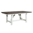 thumbnail image 4 of Farmhouse White 7 Piece Trestle Table Set, 4 of 4