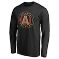 thumbnail image 2 of Men's Black Atlanta United FC Primary Logo Long Sleeve T-Shirt, 2 of 3