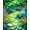 Green, Pattern 5, variant on ODIKA 4'x6' Machine Washable Non-Slip Area Rug, Vibrant Tree of Life Colorful Botanical Art for High Traffic Rug, Green, 95451
