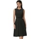 thumbnail image 1 of Vestido Sin Mangas Para Mujer Vestidos De Trabajo Acampanados Y Con Cinturón Y Cremallera Negro S, 1 of 5