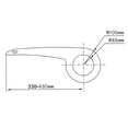 thumbnail image 5 of Hyasfey Bike Chain Cover Lightweight Cycling Folding Bicycle 40-44T Crankset Chainring Chain Wheel Protector Guard Bike Accessories, 5 of 7