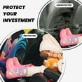 thumbnail image 4 of Xecao Vibrant Fluid Motion Art Pattern Car Seat Back Protector 2 Pack Large Capacity Pocket, Kick Mats Back Seat Protector, 4 of 8