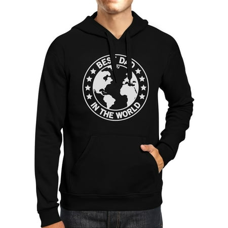 World Best Dad Black Unisex Hoodie Fathers Day Gifts For