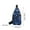 Blue, variant on Baeitkot Strap Bag with Earphone Hole, Trendy Colorful Prints Sling Bags Water Resistant Sling Daypack, Portable Hiking Daypack, Shoulder Daypack, Cross Body Chest Bag for Travel Running Hiking
