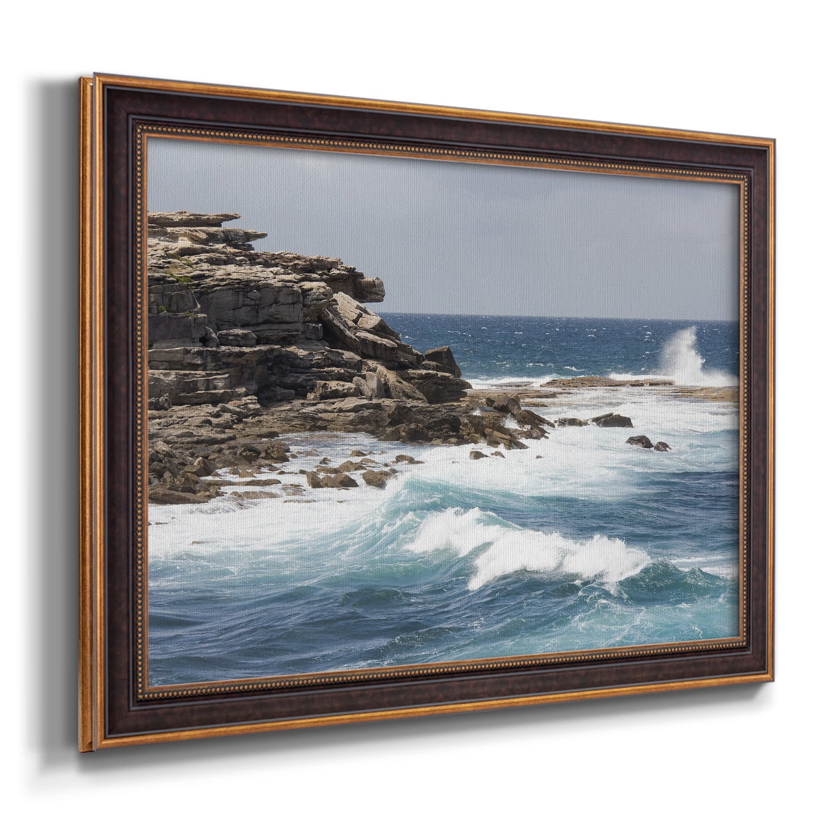 Clovelly Bay Premium Framed Canvas- Ready to Hang