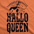 thumbnail image 2 of Womens HalloQueen Shirt Funny Halloween Queen Tee for Ladies Cute Costume T shirt Womens Graphic Tees, 2 of 7