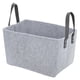 thumbnail image 2 of Matsuzay Bolsa organizadora, cesta portátil de fieltro, bolsa de almacenamiento de tela, organizador de dormitorio, papelera para coche Almacenamiento y organización del hogar gris Matsuzay HA001884-01, 2 of 6