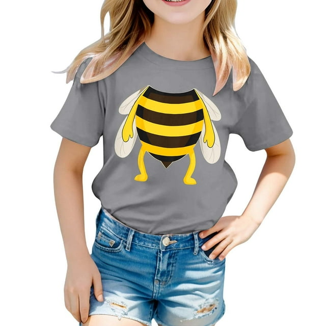 Pyjama pour Enfants, Imprimé Chat, Coupe Ample, Manches Courtes, Confortable pour Garçons et Filles, Été