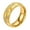 Gold, variant on Men's Stainless Steel 8mm Dome Style Simple Hip Hop Punk Football Soccer Texture Motif‌ Crystal Inlay Signet Ring Gold Size 13