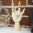 thumbnail image 3 of Wooden hand model, 7-inch art doll with movable fingers, for painting, art accessories, handmade decoration display, 3 of 3
