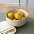 thumbnail image 3 of over&back Coupe Tall Serving Bowl - Stoneware Dishes - All-Occasion Place Settings - 2.1qt - Semi-Matte Ivory, 3 of 7