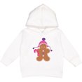 thumbnail image 2 of Inktastic Gingerbread Cookie Wearing a Pink Hat Toddler Hoodie, 2 of 4
