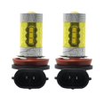 thumbnail image 4 of 2x Bombilla LED 4300K ​​80W Cold DRL Luz Antiniebla Universal para Camión de Automóvil - Amarillo H11 Soledad Luz de Drivning de la luz del coche, 4 of 10