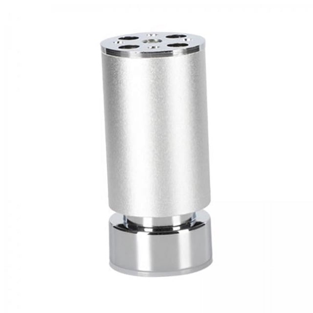 2x Patas de Sofá Patas de Muebles de Aleación de Aluminio, Resistentes, Protección Inferior, Pata de Soporte de Altura Ajustable, Pata de Sofá de , Pl 2 piezas
