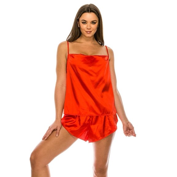Satin Pj Short Set