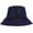 Blue, variant on CoCopeaunts Summer Beach Hat for Women Hatband Foldable Fashion Solid Bucket Cap UV Protection Cross Bow Straps Fisherman Hat