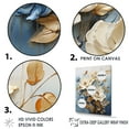 thumbnail image 3 of Designart "Cool Tone Floral Collection II" Seasonal Flowers Wall Art Prints, 3 of 7