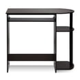 thumbnail image 5 of Furinno Engineered Wood Simplistic Computer Desk in Dark Brown/Black, 5 of 5