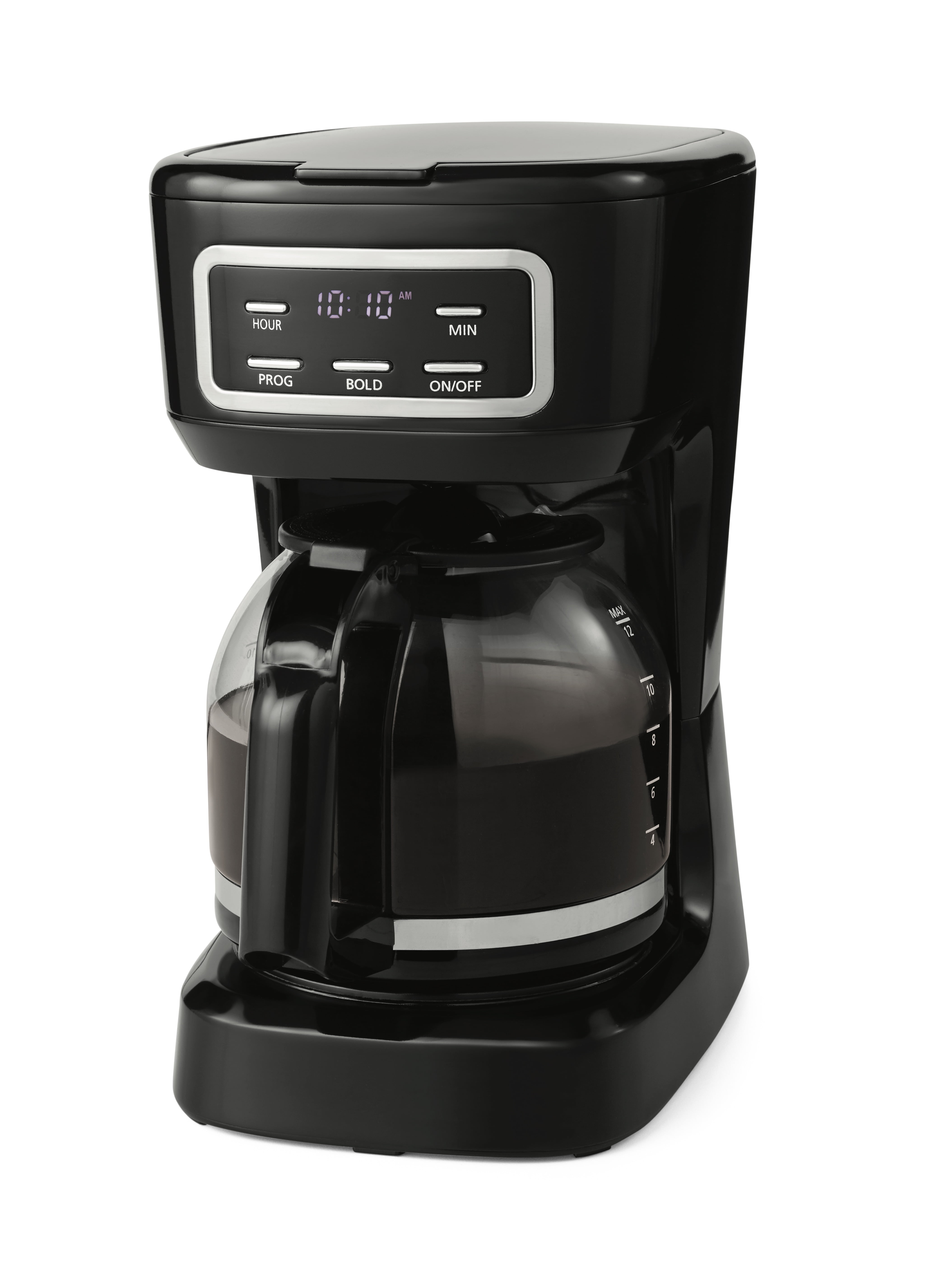 Black & Decker CM1160 Programmable Coffee Maker w Glass Carafe 12 Cup  Stainless