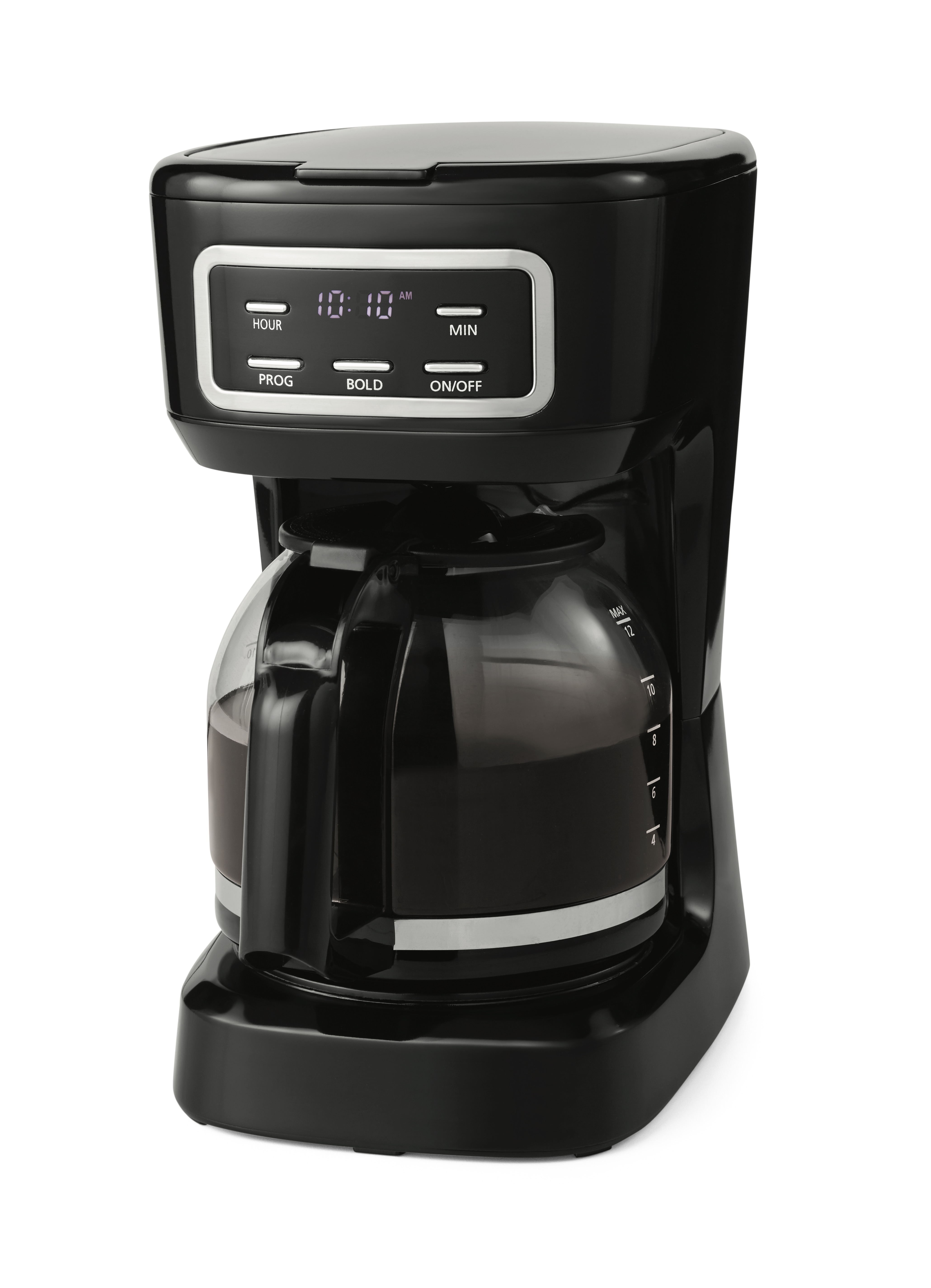Mainstays 12-Cup Black Programmable Drip Coffee Maker