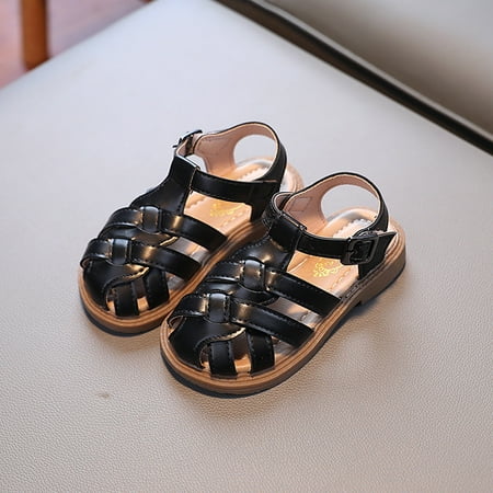 

Children s Beach Shoes Boys Soft Bottom Baotou Crash Sandals Fashion Girls ROMAN SANDALS