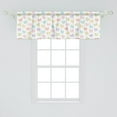 thumbnail image 2 of Ambesonne Cartoon Window Valance, Funny Panda Bears Artwork, 54" X 18", Multicolor, 2 of 3