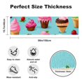 Ice Cream Kitchen Rug Mat, Absorbent Washable Kitchen Mats for Floor