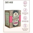 thumbnail image 6 of Craft A Brew Merlot Wine Making Kit, Beginner-Friendly Home DIY with High-Quality Grape Juice, 1 Gallon, 6 of 13
