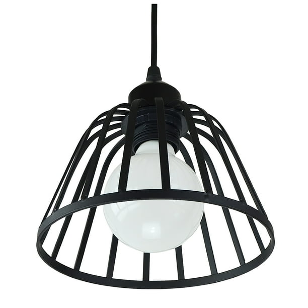 Retro Style Chandelier Shade Black Iron, How To Replace A Hanging Lamp Shade