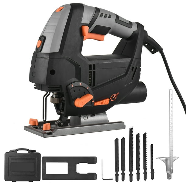 800W 6.7A Electric Jigsaw 3000SPM Variable Speed Jig Saw with 6