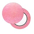 thumbnail image 2 of Naloa Sparkly Pink Glitter Round Bar Stool Cushion Cover 12-14 inch, Fits Kitchen, Office, Restaurant Chairs - 12 inch, 2 of 7